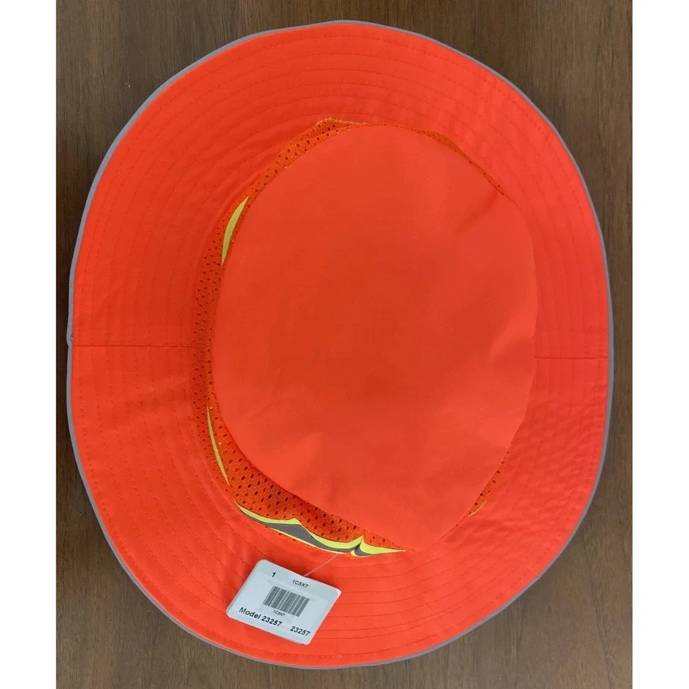 Ergodyne Work Gear GloWear Strapback Baseball Cap One Size Orange Glow In‎ Dark